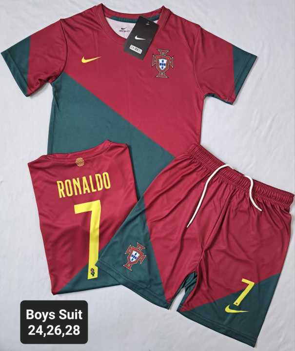 RONALDO PURTGAL SOCCER FOOT BALL KIT FOR KID DRIFIT