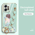 Love Bracelet case for Xiaomi Redmi Note 12 4G 5G Back Cover Back Shadow Girl Flower Case Xiaomi Redmi Note 12 Turbo Note 12S 12 Pro 12 Pro + POCO X5 Pro 5G. 