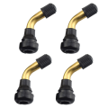 20Pcs Tyre Valves Stem Right Angle Snap-in Rubber 90 Degree Brass for Electric Scooter and Xiaomi M365 Electric Scooter. 