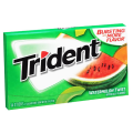 TRIDENT BUBBLE GUM ALL FLAVORS AVAILABLE-SINGLE PC 14 STICKS. 