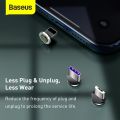 Baseus Zinc Magnetic 3 in1  Safe Fast Charging Data Cable USB to M+L+C 5A. 
