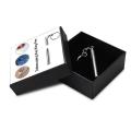 Portable Key Ring Stainless Steel Telescopic Pen Telescoping Ballpoint Pen Keychain Tool for Outdoor Travel. 