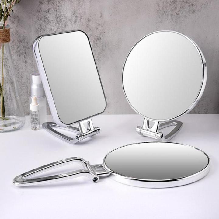 Handheld multi-purpose folding makeup mirror, dressing table mirror ...