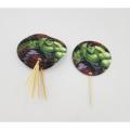 HULK THEME CUPCAKE TOPPERS PACK OF 10 CUPCAKE TOPPERS. 