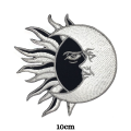 Yin Yang Sun and Moon Embroidered Iron On Patch Sew On Badge For Bags Caps T Shirts Jeans Applique. 