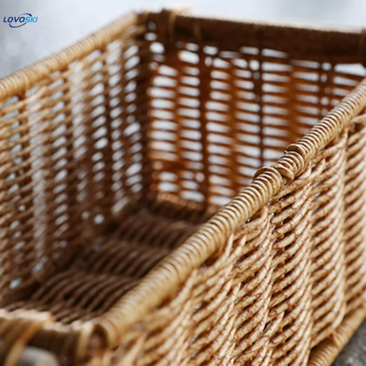 Imitation%20Rattan%20Storage%20Basket%20Woven%20Baskets%20for%20Coffee%20Table%20Bathroom%20Home%20-%20Image%203