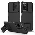Shockproof Case For Xiaomi Redmi Note 11S / Note 11 4G Phone Case Push Pull Camera Protection Live Stand Phone Cover. 