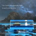 Titanic Cruise Ship Model Liquid Wave Decoration That No Longer Sinks Iceberg Home Decor Suitable for Home Show Car Decoration, Gifts, Desk or Paperweight. 