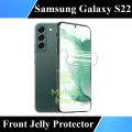 Samsung Galaxy S22 Front Jelly Protector Clear Soft Protection Film Transparent Hydrogel Film Protector For Samsung Galaxy S22. 