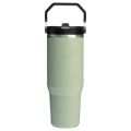 40 oz Stanley Tumbler Mugs 1200ml | Stainless Steel 48 hours Vacuum Insulation | with Leak Proof Handle Straw & Lid | Double Wall Insulated Thermal Coffee Cup Tumbler for Girls Boys Hot & Cold Drinks | Travel, Gym, Office, Outdoor Use Tumbler Water Bottle. 