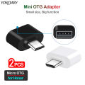 【Sunflower EGR】2Pcs Micro USB OTG Adapter Huawei Honor 6A 6C 6X 7 7C 7X 7S 7I 8A 8C 8S 8X Max Pro 10i 20i 9 10 20 Lite Play 4T 8A 9A. 