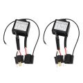 XHHDQES LED Headlight Polarity Converter Fault Eliminator Decoder HID H4 Xenon Lamp Positive and Negative Converter-White. 