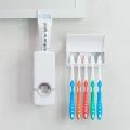 Bathroom Accessories Toothpaste Dispenser Automatic Toothpaste Squeezer And Toothbrush Holder Set Bathroom Tools - 1Pc. 