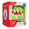 Baby Activity Cube - 6-in-1 Musical Baby Learning Toys, Play Set Includes A-B-C-D Letters, Colorful Shape Sorter, Vehicles Puzzle, 4 Piano Keys and More - ASTM Certified Toddler Toys. 