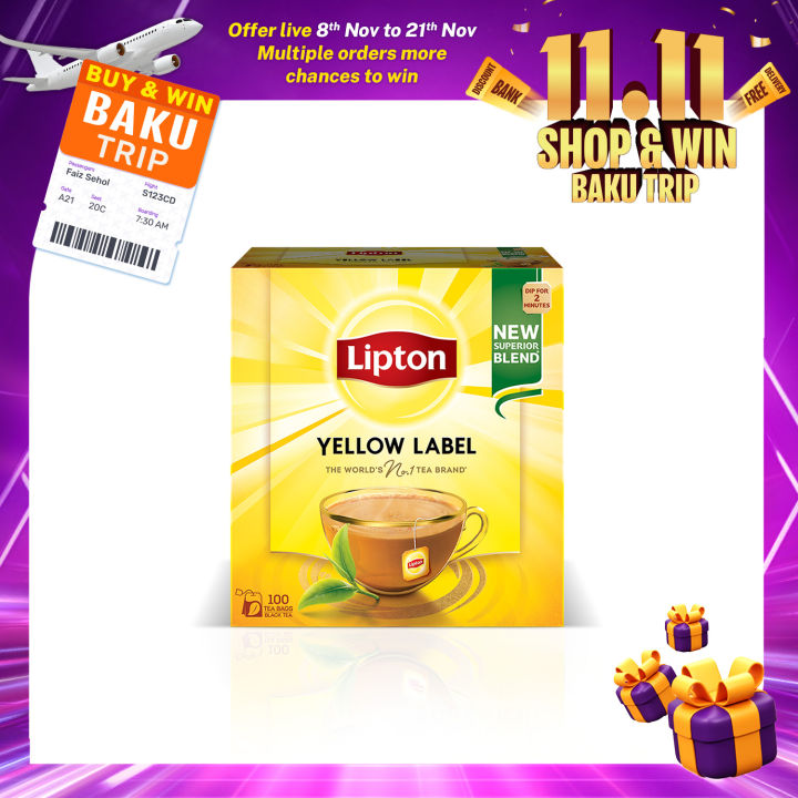 Lipton Yellow Label Tea Bags 100s