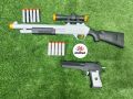 2 in 1 Soft Bullet Launcher Nerf Blaster ShotGun & Guns Toy For Children - 1624. 