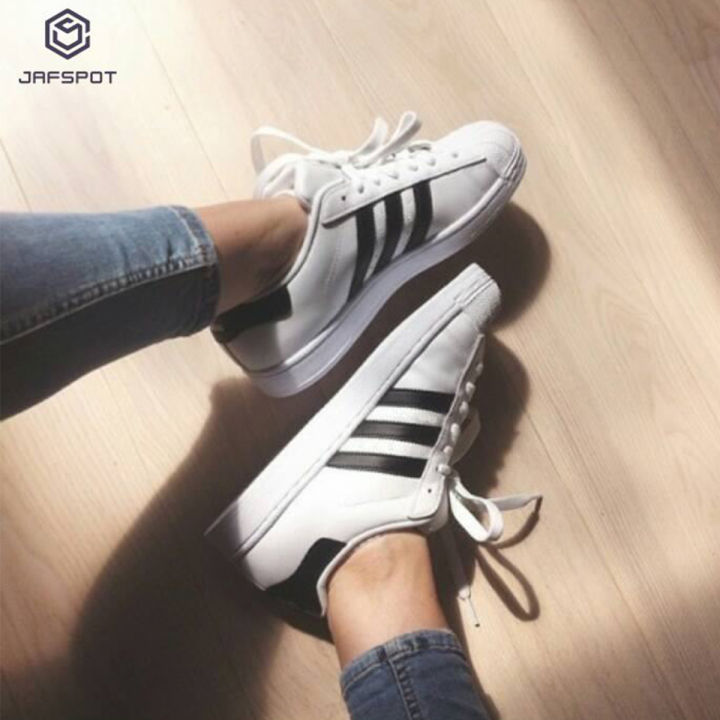 Jaf Spot women Lightweight Comfortable girls Casual wear White Lace-Up ladies Sneakers Shoes