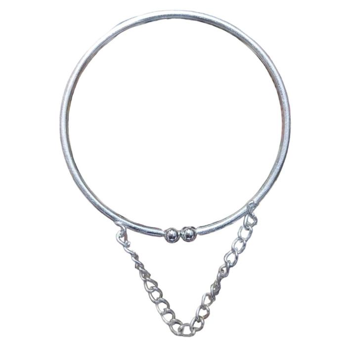 Baby Girls/Boy Silver Hand Kara/Foot Kara -Pack Of 02
