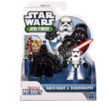 Playskool Heroes, Star Wars, Jedi Force Figures, Stormtrooper & Darth Vader. 