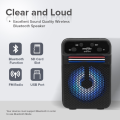 GREATNICE Bluetooth Speaker GTS-1372 Wireless Portable Speaker with extra Bass 3-inch loudspeaker and a plastic cabinet material.. 