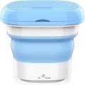 Portable Mini Folding Washing Machine, travel camping washing machine,Magic Foldable Small Clothes Washing Machine Washer Laundry Tub Wash Machine for Travelling.. 