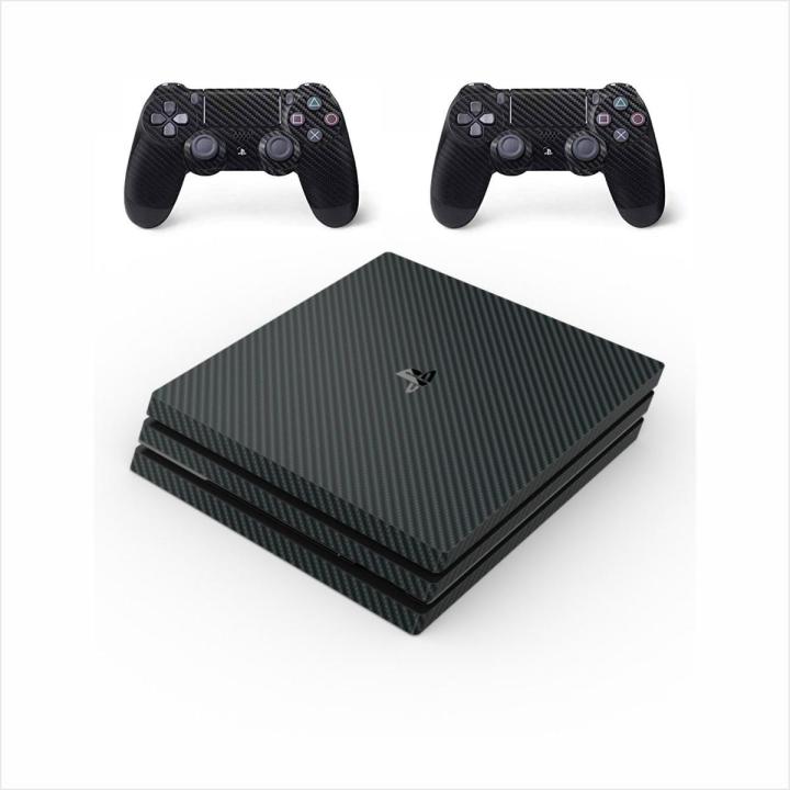 ps4 pro sticker fix skin with 2 controller skin (not playstation ,not pouch type)brand rana decoration1