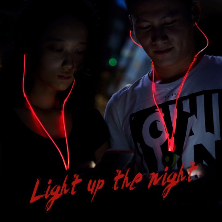 ROCK%20Mulu%204.0%20Wireless%20Bluetooth%20Earbuds%20In%20Ear%20Headphones%20Neck%20Hanging%20Handfree%20Earphone%20Flash%20LED%20Wire%20-%20Image%204