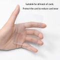 Topload Card Holder Trading Card Sleeves for Pokemon, Digimon, Magic, Vanguard, Yugioh TCG, K-Pop Card 3" x 4" Clear(7.62cm x 10.12 cm). 