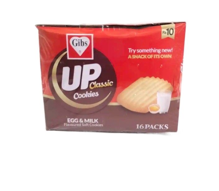 Up Classic Cookies Egg & Milk Flavored Pack of 16 pcs