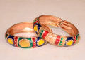 **"ELEGANT AFGHANI OPENABLE KARA SET OF 2: EXQUISITELY CRAFTED WITH INTRICATE DETAILING AND TIMELESS STYLE"**. 