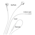 Earphone iPhone 6,6s original handsfree | Imported | Genuine | Balanced Sound with deep base and built in mic. 
