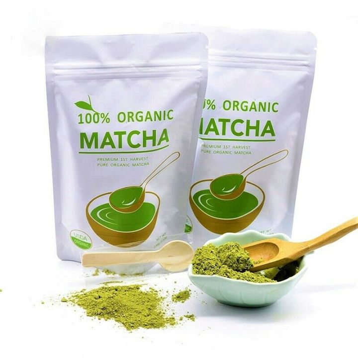 Organic Matcha Green Tea Powder Culinary and Ceremonial Grade 2 X 227G ...
