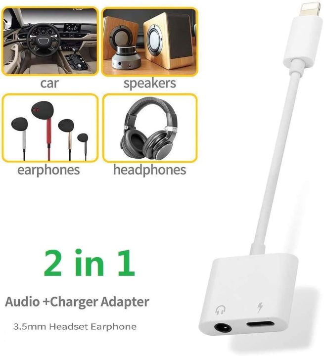 Headphone%20Adapter%20for%20iPhone%202%20in%201%20to%203.5%20mm%20AUX%20Audio%20Dongle%20Accessories%20for%20Headphones%20Compatible%20with%20iPhone%207/7Plus/8/8Plus/X/XS/11/12/Pro%20Max/iPad,%20Supports%20%20iOS%2012%20or%20later%20-%20White%20-%20Image%204