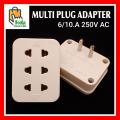 Multi Plug Adapter Multi Pin Plug Socket with Best Grip for Household Electrical Appliances. 