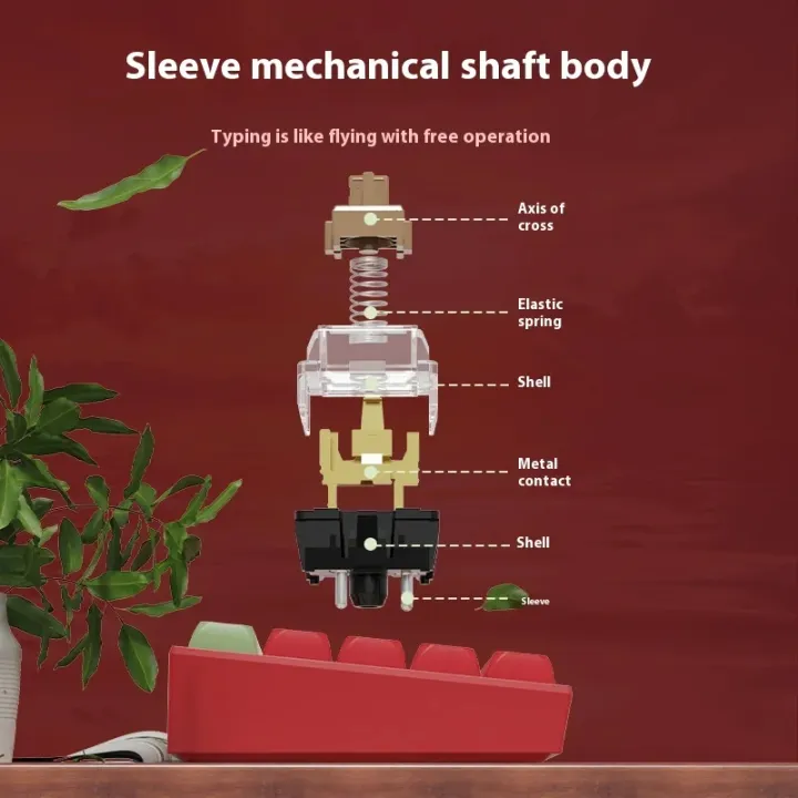 AJAZZ%20Ak680%20Wired%20Mechanical%20Keyboard%20Abs%20Keycap%2068%20Key%20Hot%20Swappable%20Gaming%20Mechanical%20Keyboard%20Mixed%20Color%20Lighting%20-%20Image%204