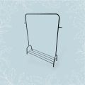 Cloth Hanging Stand Boutique Hanger Stand Single Pole heavy gauge pipe good quality Saddiq Tele Mall STM. 