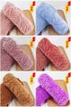 Velvet Yarn Crochet Texturized Polyester Blended Cotton Chenille Yarn baby blanket Suggest Needle 4MM-5MM. 