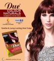 DUE Hair Color Sachet Burgundy 6.0 – For Men and Women - Permanent Color Long Lasting. 
