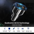 Fast charging- Ready Stock+COD QC 3.0 3 USB Car Charger Quick Charge 3.0 3-Ports Fast Charger For Car Phone Charging Adapter. 