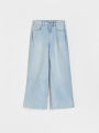 Women Light Blue High Waist Wide Leg Jeans | Factory Outlet. 