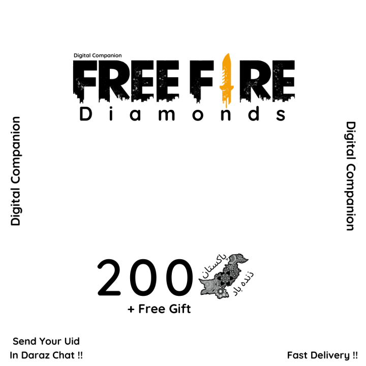 Free Fire Diamonds 200 + Free Gift