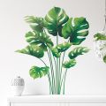 Plant Wall Sticker Exotic Tropical Plants Wall Sticker Waterproof Removable Decal for Stunning Background Decoration Self-adhesive Strong Stickiness Ideal for Southeast Asian Buyers Self-adhesive. 