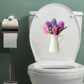 Bathroom Wall Decal Beautiful Potted Flower Wall Stickers Waterproof Vinyl Decals for Home Decor Southeast Asian Buyers' Favorite Wall Sticker for Home Decor. 