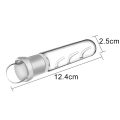 Glass 3-Hole Aquarium Pest Catcher Fish Tank Planaria Leech Worm Trap Cleaner. 
