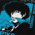 Classic 90s Anime Cowboy Bebop T-shirt Men Spike Spiegel Graphic T Shirt Pure Cotton Manga Tee Tops O-neck Clothing Gift For Man. 