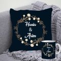 Customize Pillow & Mug Pack Of 2 I Customize Designed Pillow with picture & Name, Photo with free Gift Customized Cup I Picture Printed Cushions, Best Gifts for anniversaries and Birthdays, Printed Cup with name & Picture. 