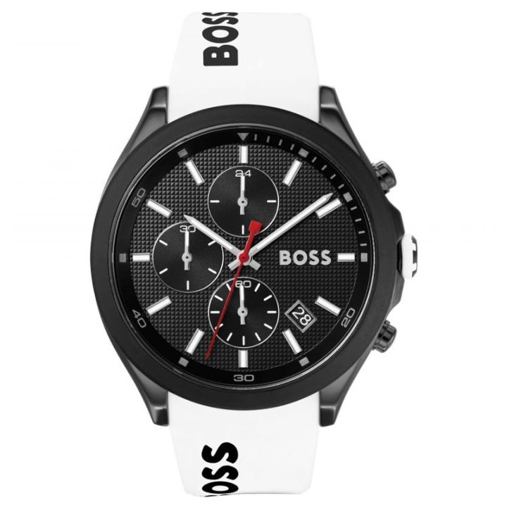 Hugo Boss 1513718 Silicone Strap Wrist Watch for Men