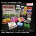 Jumbo tissue roll - Leema kitchen and party roll. 