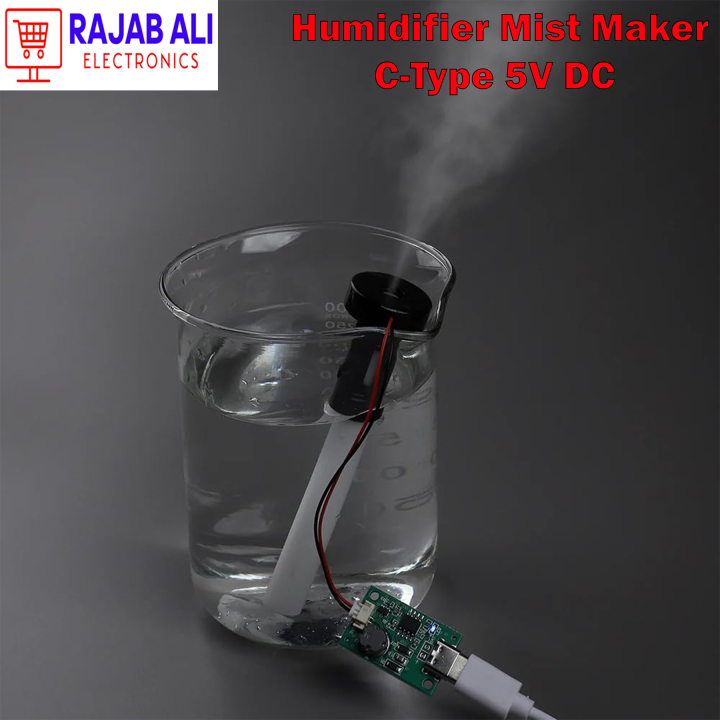 Air Humidifier Arduino Module 5V C-Type DIY Air Humidifier Module with Integrated Driver Circuit ...