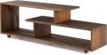 Modern Rustic Solid Wood TV Stand Console: Stylish TV Unit, Media Stand, and Console Table - Elevate Your Entertainment Center with this Versatile and Elegant Piece. 